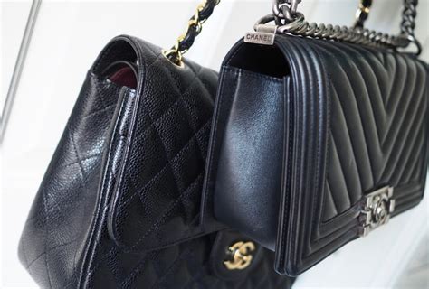 calfskin versus lamksin chanel boy|More.